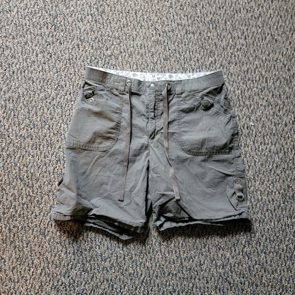 Lee Olive Green Khaki Drawstring Bermuda Shorts Size 8